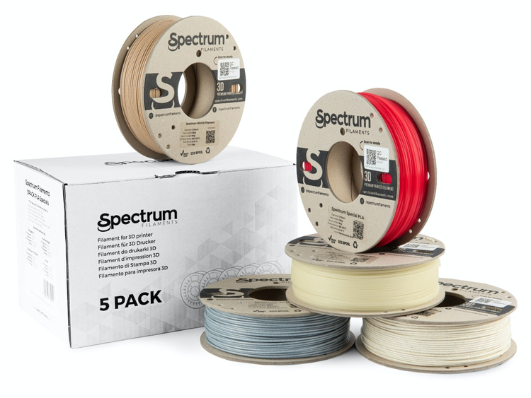Spectrum filament 5PACK PLA Specials 1.75mm (5x 0.25kg)