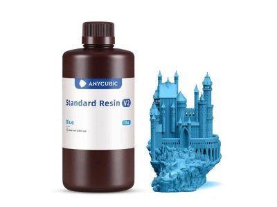 Anycubic UV Resin Standard, 1kg | Aqua Blue