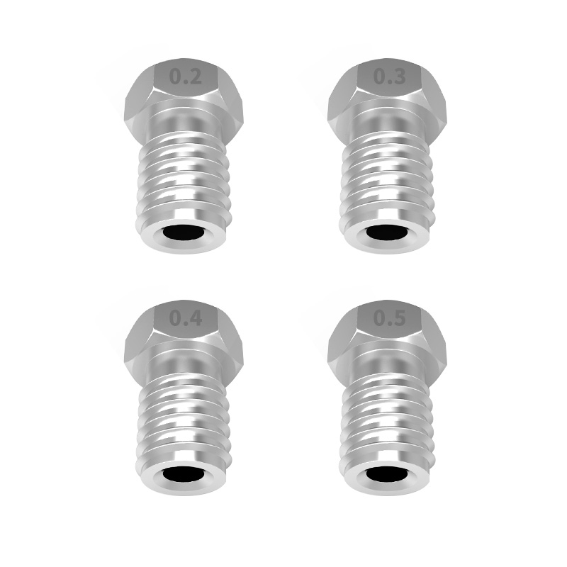 Tryska E3DV6 z nerezové oceli 0.8 mm