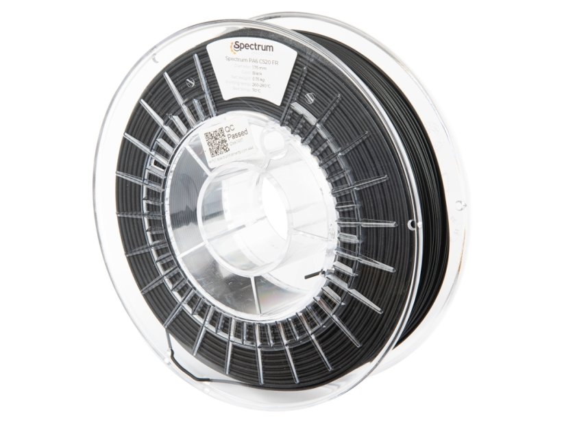 Spectrum PA6 CS20 FR V0 1.75mm BK 0.75kg