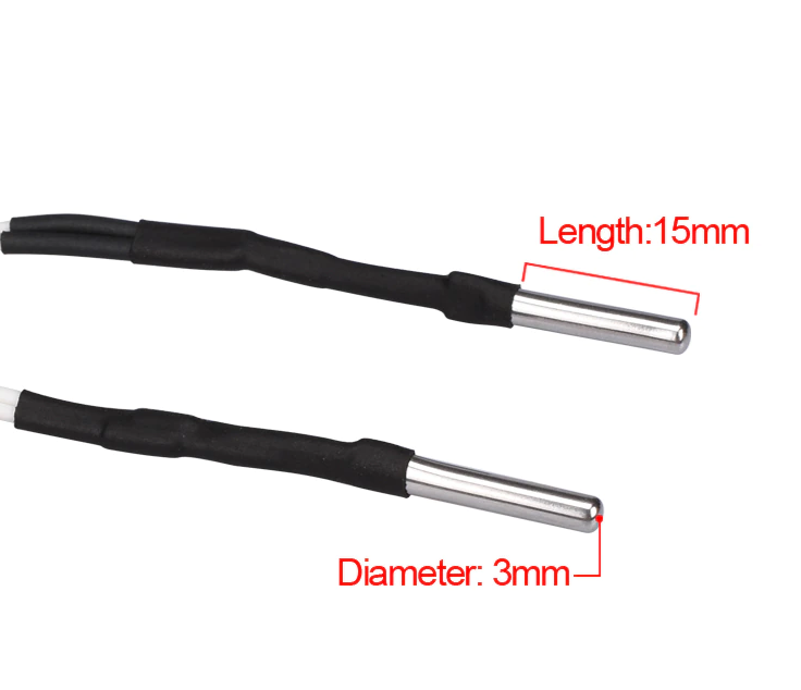 Thermistor NTC100K B3950 – cartridge | 1 m