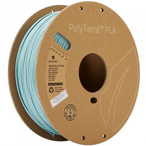 Polymaker PolyTerra PLA 1.75mm 1kg | viac farieb - Farba filamentu, Polymaker: Marble Slate grey