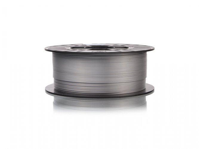 Filament-PM ABS 1.75mm 1kg | více barev - Barva filamentu, Plasty Mladeč: Stříbrná