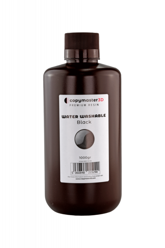 Copymaster3D Resin UV Water Washable, 1kg | Černá