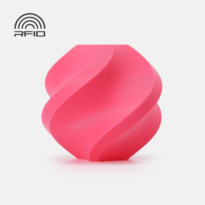 Bambu Lab PLA Basic 1kg, with spool | Hot Pink
