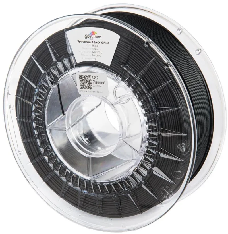 Spectrum filament ASA-X GF10 1.75mm 0.5kg | Traffic Black