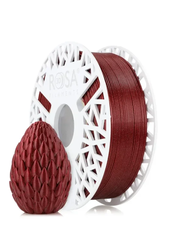 Rosa3D Filament PET-G Galaxy HS 1.75, 1kg, with spool | Červená - Red