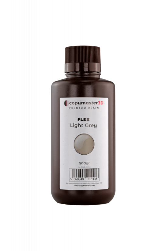 Copymaster3D Resin UV Flex, 0.5 kg | Šedá - Light Grey