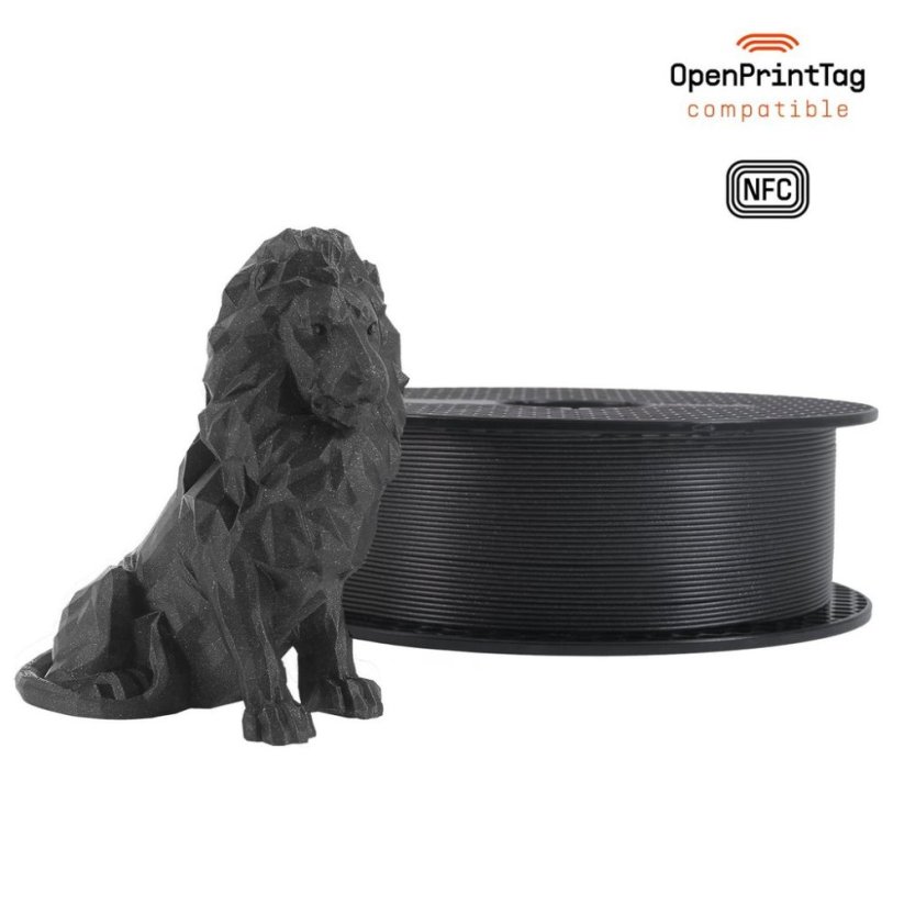 Prusament PLA 1.75mm 1kg NFC | Černá - Galaxy Black