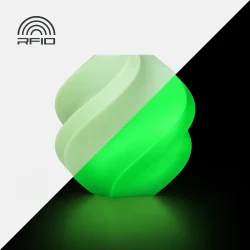 Bambu Lab Filament PLA Glow, with spool, 1kg | Glow Green