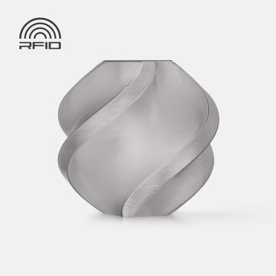 Bambu Lab Filament PETG Translucent 1kg, with spool | Šedá - Gray