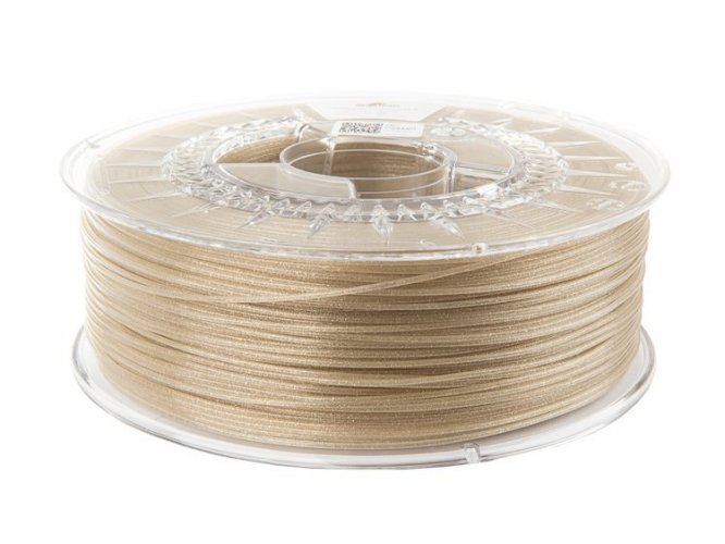 Spectrum filament PLA Glitter 1.75mm 1kg | více barev - Farba filamentu, Spectrum: Clear Gold