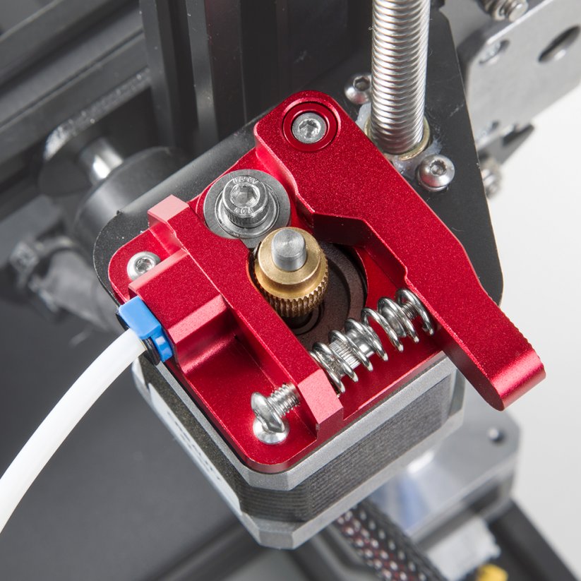 Creality kovový extruder, červený