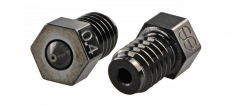 Tungsten Carbide nozzle, wolframová tryska E3DV6, M6 | 0,8