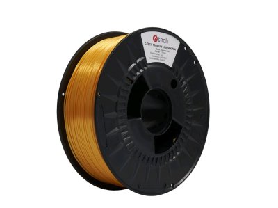 C-Tech Filament Premium, Silk PLA 1 kg | Žltá – Dopravná žltá