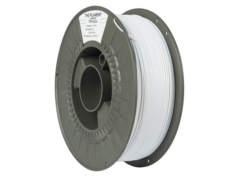 Filament "The Filament" TPU-82A 1.75mm WHITE 1kg