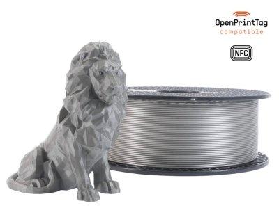 Prusament PLA 1.75mm 1kg NFC | Stříbrná - Galaxy Silver