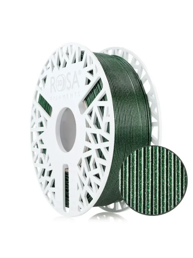 Rosa3D Filament PET-G Galaxy HS 1.75, 1kg, with spool | Zelená - Green