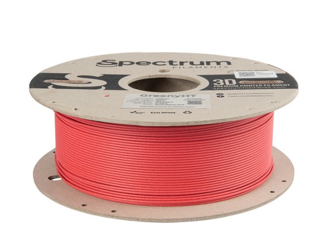 Spectrum Filament PLA GreenyHT 1.75mm 1kg | více barev - Barva filamentu, Spectrum: Červená - Strawberry Red