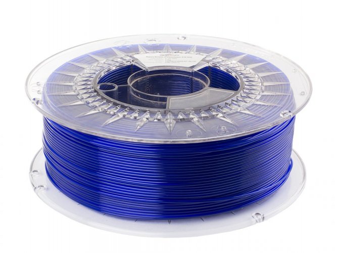 Spectrum filament PET-G HT100 1.75mm 1kg | více barev - Barva filamentu, Spectrum: Modrá - Transparent Blue