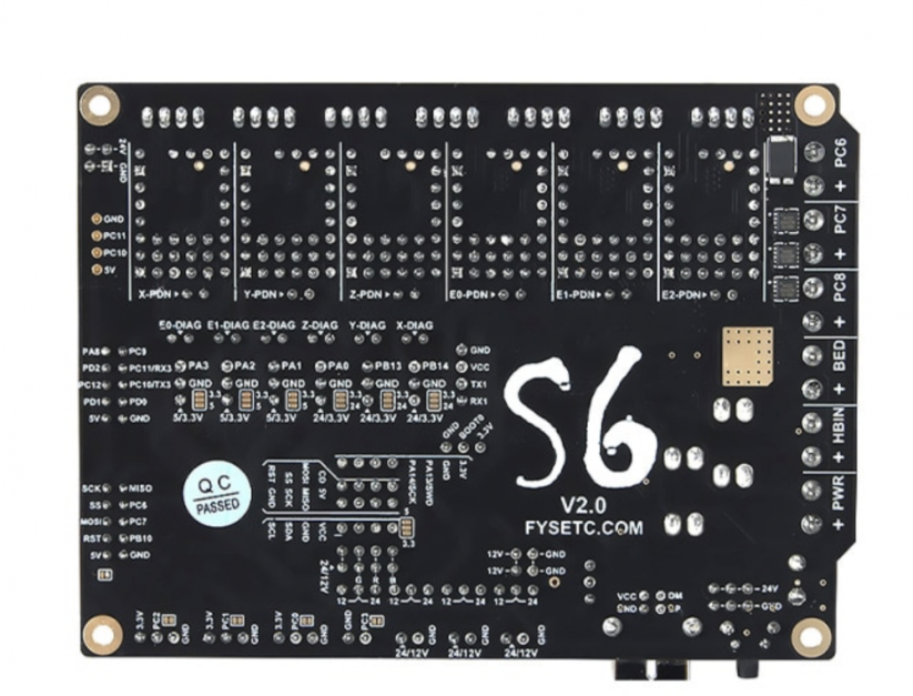 Základní deska Fysetc S6 V2.1, 32-bit