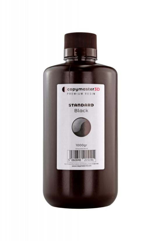 Copymaster3D Resin UV Standard, 1kg | Black