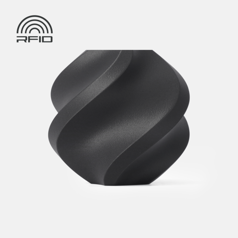 Bambu Lab filament PETG-CF, with spool, 1kg | Šedá - Titan Gray