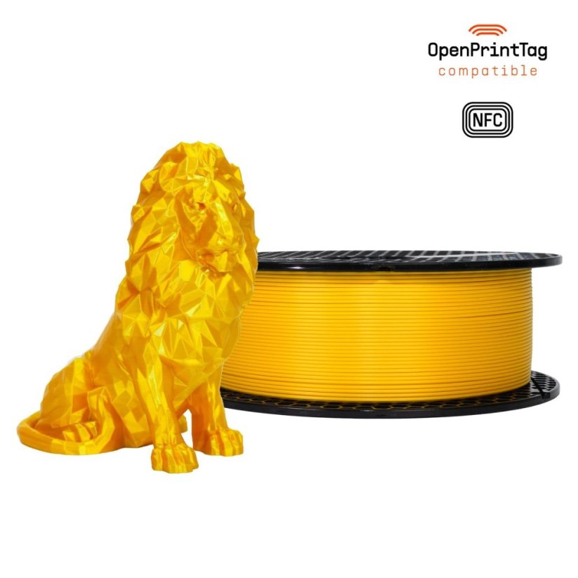 Prusament PLA Blend 1.75mm 1kg NFC | Zlatá - Oh My Gold