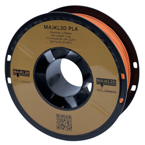 Majkl3D-Filaments PLA 1.75mm 1kg | více barev - Barva filamentu, Majkl3D-Filaments: Hnědá