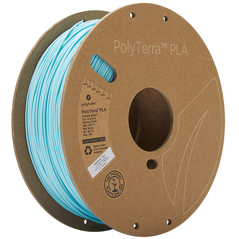 Polymaker Panchroma (PolyTerra) PLA 1.75mm 1kg | Modrá - Ice