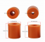 Silicone pads, springs under heated pad | orange, 4pcs