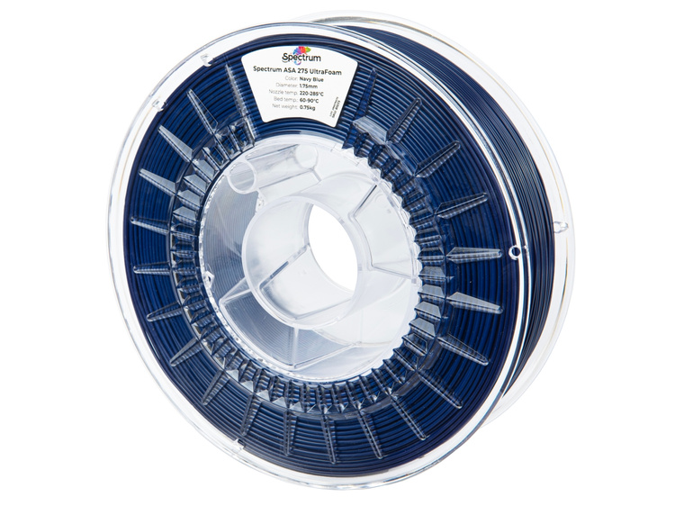 Filament Spectrum LW-ASA UltraFoam 1.75mm NAVY BLUE 0.75kg