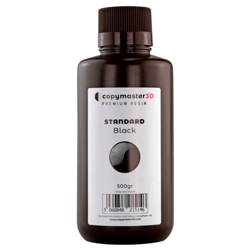 Copymaster3D Resin UV Standard, 0.5kg | Black