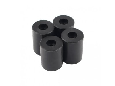 Silikonové podložky, pružinky pod vyhřívanou podložku | čierne, 4ks