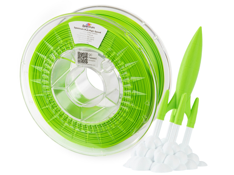 Spectrum Filament PLA High Speed 1.75mm 1kg | Lime Green