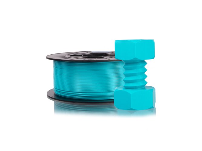 Filament-PM PETG 1.75mm 1kg | více barev - Barva filamentu, Plasty Mladeč: Tyrkysová Modrá