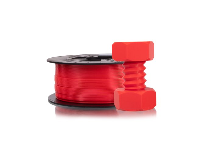 Filament-PM PETG 1.75mm 1kg | více barev - Barva filamentu, Plasty Mladeč: Červená