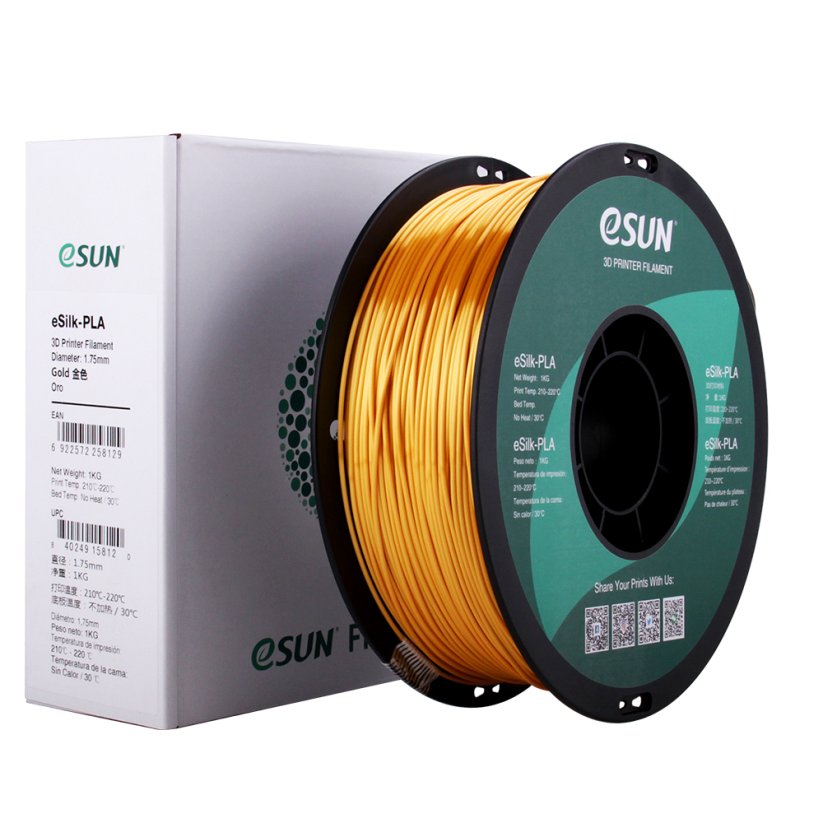 eSun ePLA-Silk | Zlatá, Gold