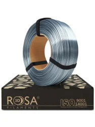 Rosa3D Filament PLA Silk 1.75, 1kg, ReFill | Ocelová - Steel