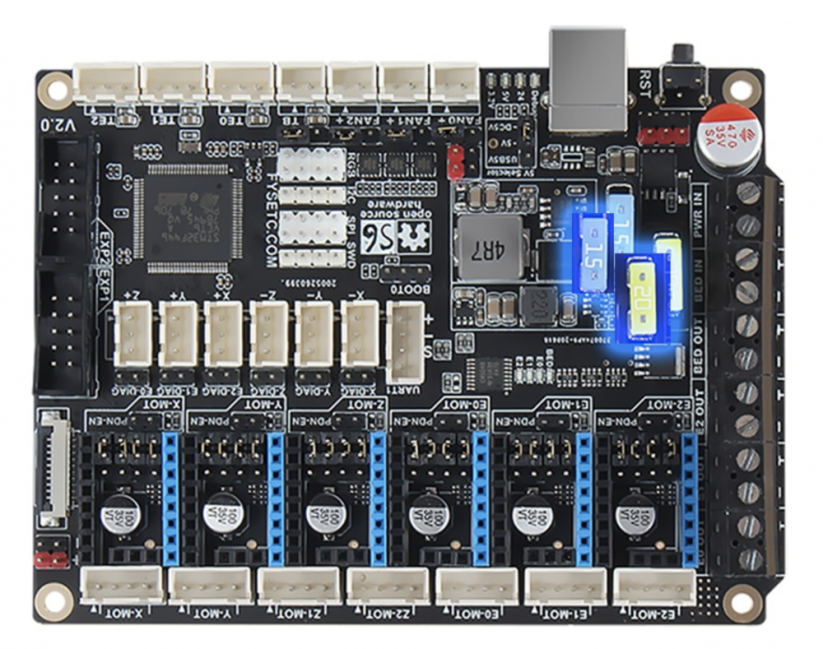 Základní deska Fysetc S6 V2.1, 32-bit