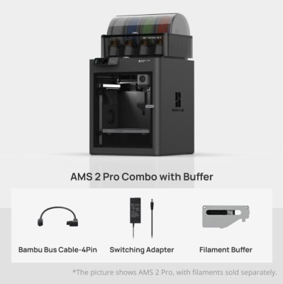 Bambu Lab P1S AMS 2 Pro Combo