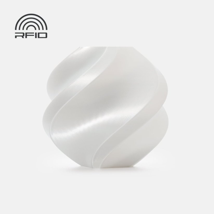 Bambu Lab PLA Silk+ Refill, 1kg | Bílá - White