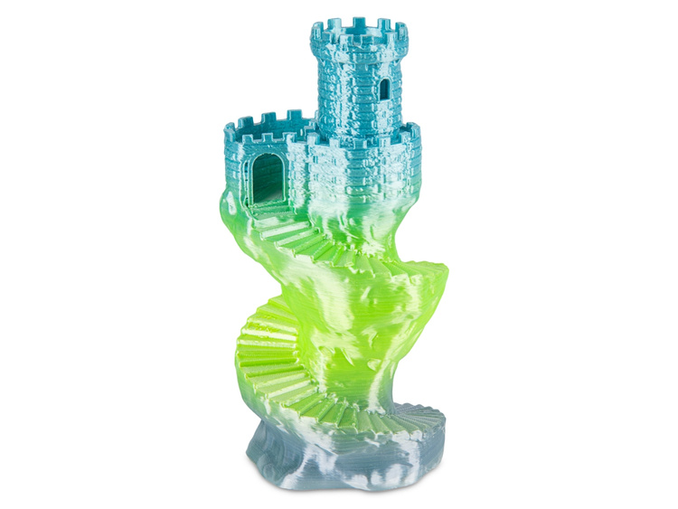 Spectrum filament PLA Silk Rainbow 1.75mm 1kg | Frost Gloss