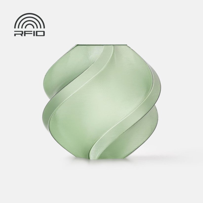 Bambu Lab Filament PETG Translucent 1kg, with spool | Zelená - Olive