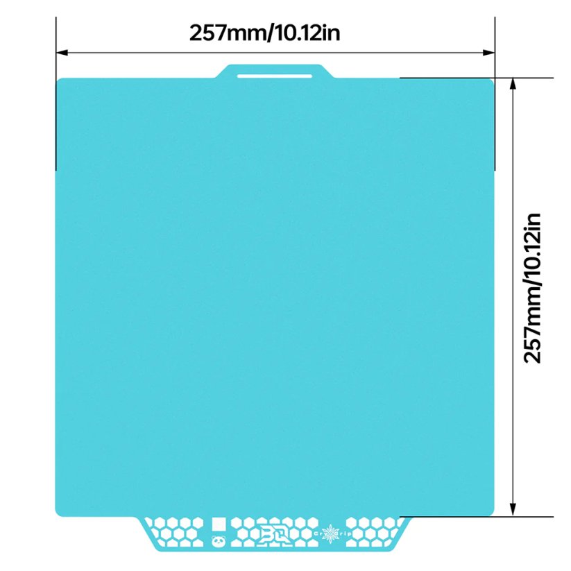 BIQU Panda BuildPlate CryoGrip Pro for Bambu X1/P1/A1 - Glacier