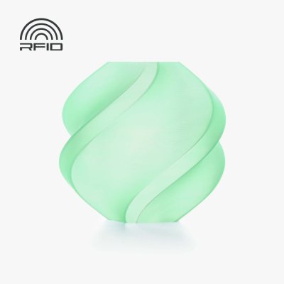 Bambu Lab Filament PLA Translucent 1kg, with spool | Zelená - Light Jade