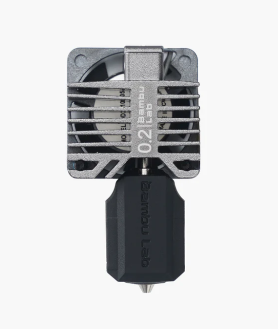 Bambu Lab Complete Hotend Assembly - X1 Series 0.2 mm | nerez