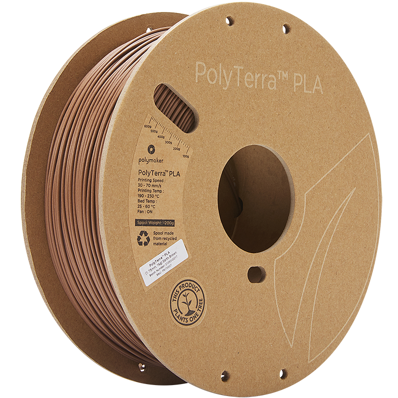 Polymaker Panchroma (PolyTerra) PLA 1.75mm 1kg | Hnědá - Earth Brown