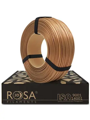 Rosa3D Filament PLA Starter 1.75, 1kg, ReFill | Glitter Bronze