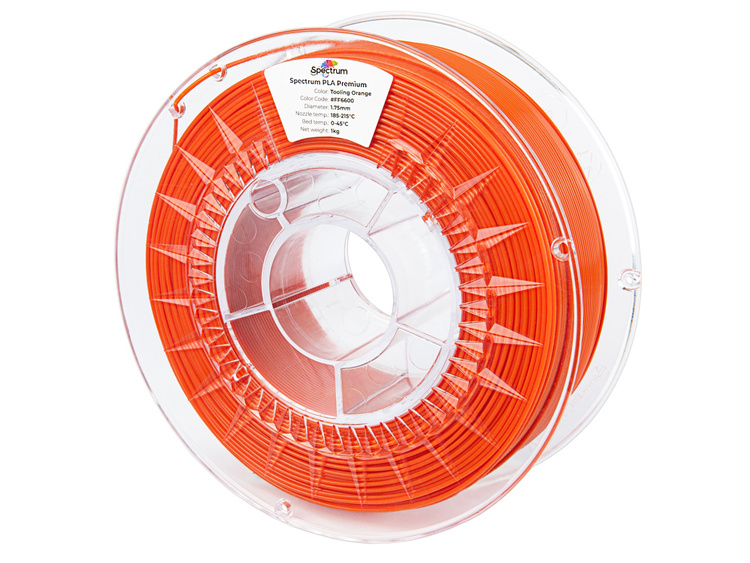 Filament Spectrum PLA Premium 1.75mm TOOLING ORANGE 1kg